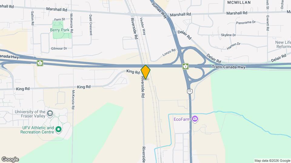 1610 Riverside Rd Map and Location Details