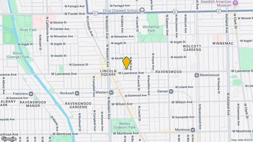 2250 W Lawrence Ave, Unit #404 Map and Location Details
