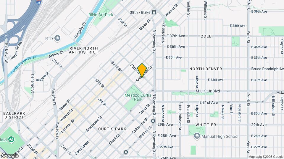 3244 Arapahoe St Map and Location Details