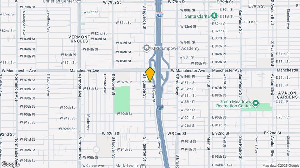 448 W 87th St Map and Location Details