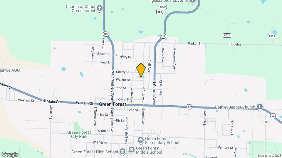 306 Walnut St Map and Location Details