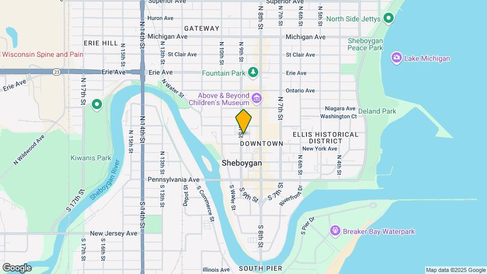 714 N 9th St Map and Location Details
