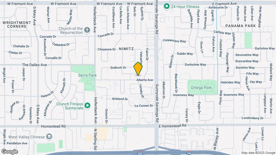 557 Alberta Ave Map and Location Details