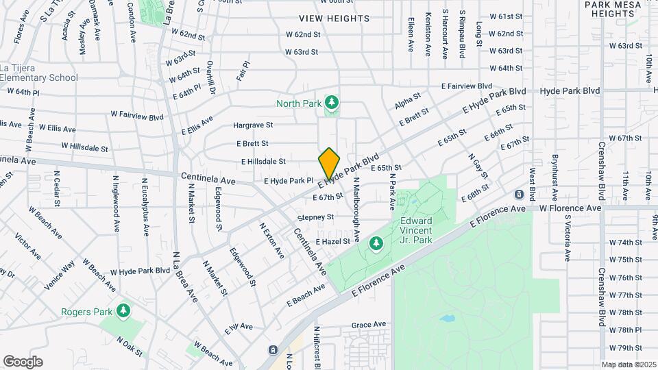 578 E Hyde Park Blvd Map and Location Details