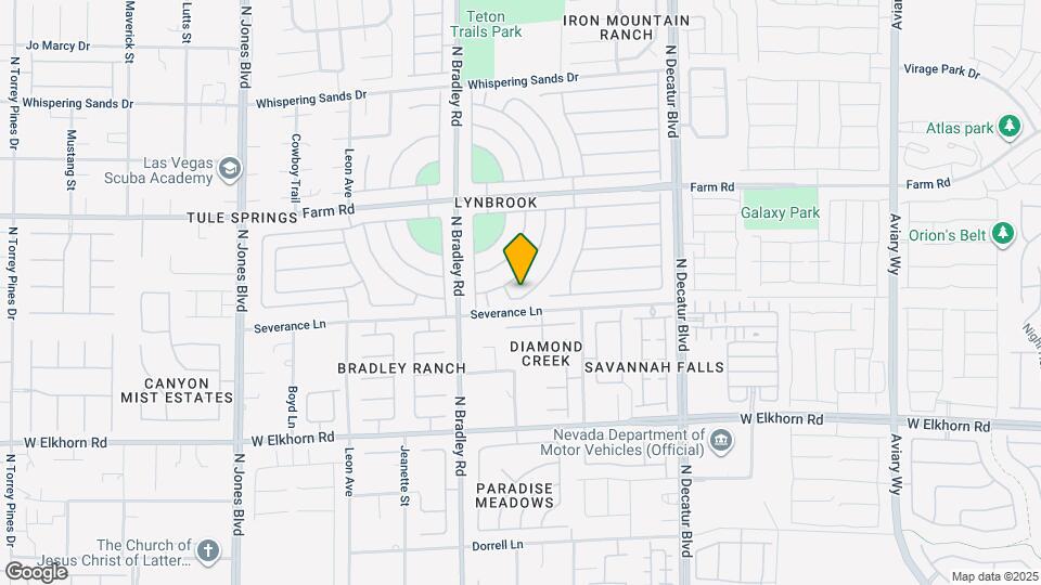 7515 Splashing Rock Dr Map and Location Details