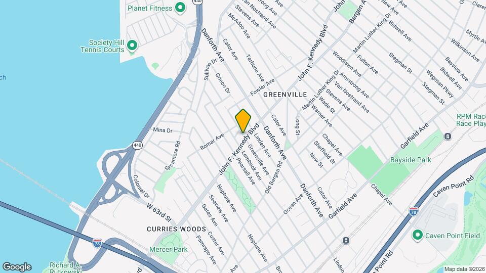 1691 John F Kennedy Blvd, Unit 2L Map and Location Details