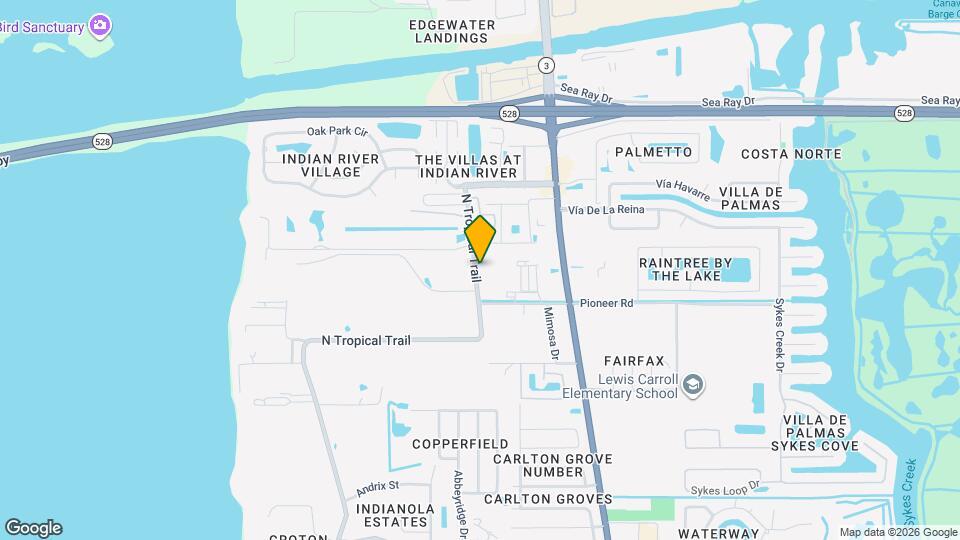 2380 N Tropical Trail Map and Location Details