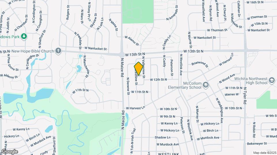 1324 N Crestline St Map and Location Details