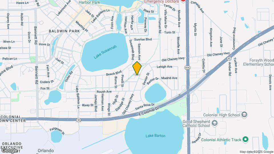 972 Baldwin Cove Way Map and Location Details