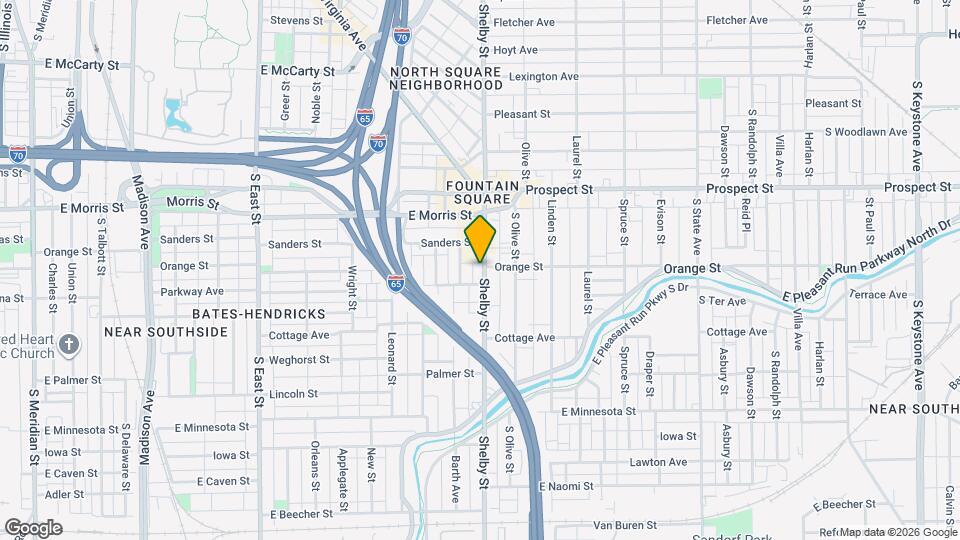 1318 Shelby St Map and Location Details