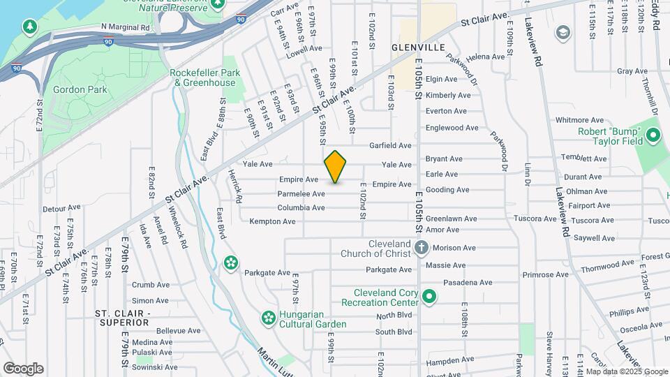 9711 Parmelee Ave Map and Location Details