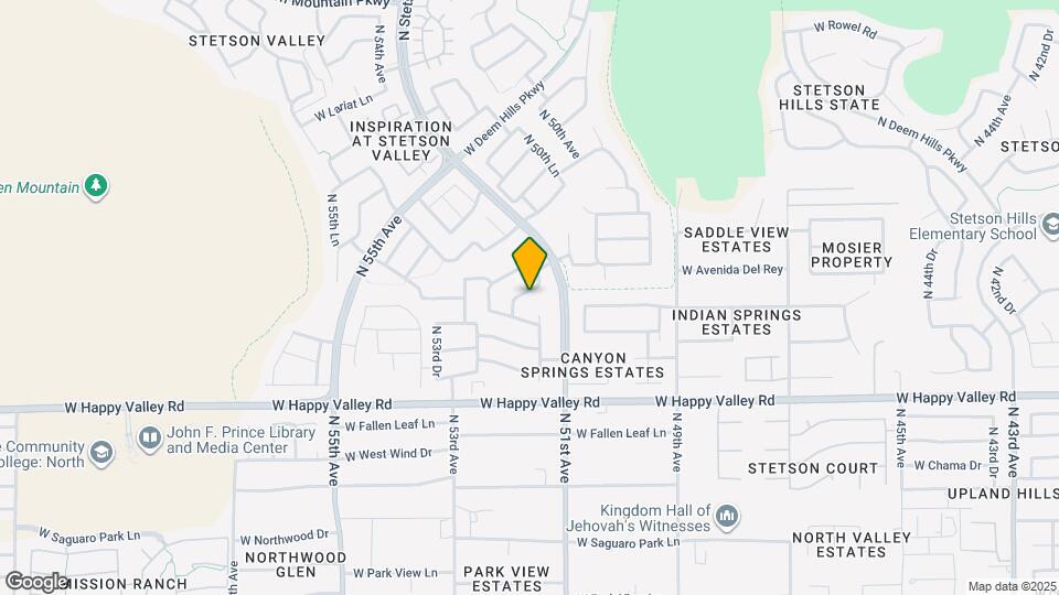 5123 W Saddlehorn Rd Map and Location Details