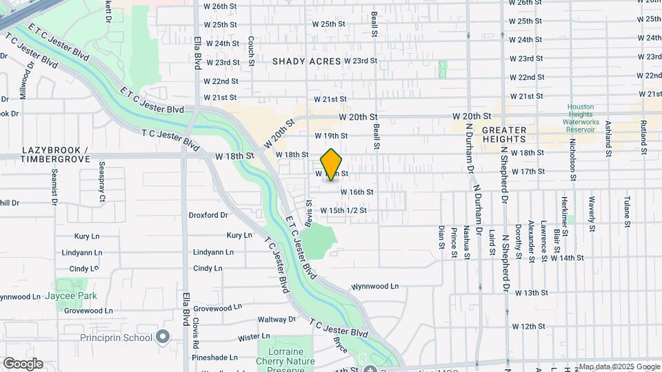 1223 W 16th St Map and Location Details
