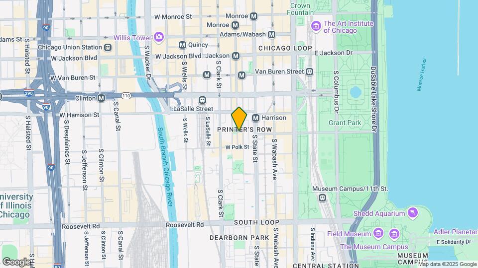 711 S Dearborn St Map and Location Details