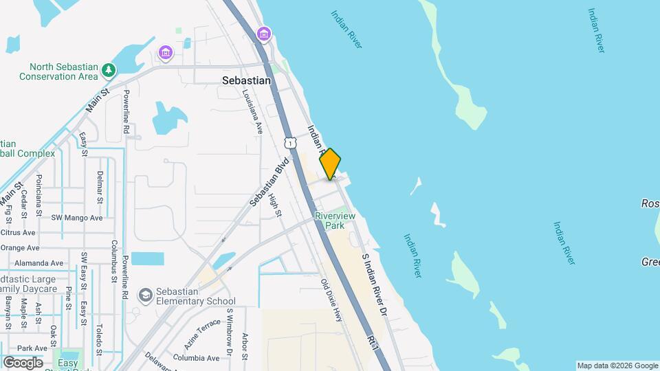 803 Indian River Dr, Unit B Mapa y Detalles de la Ubicación