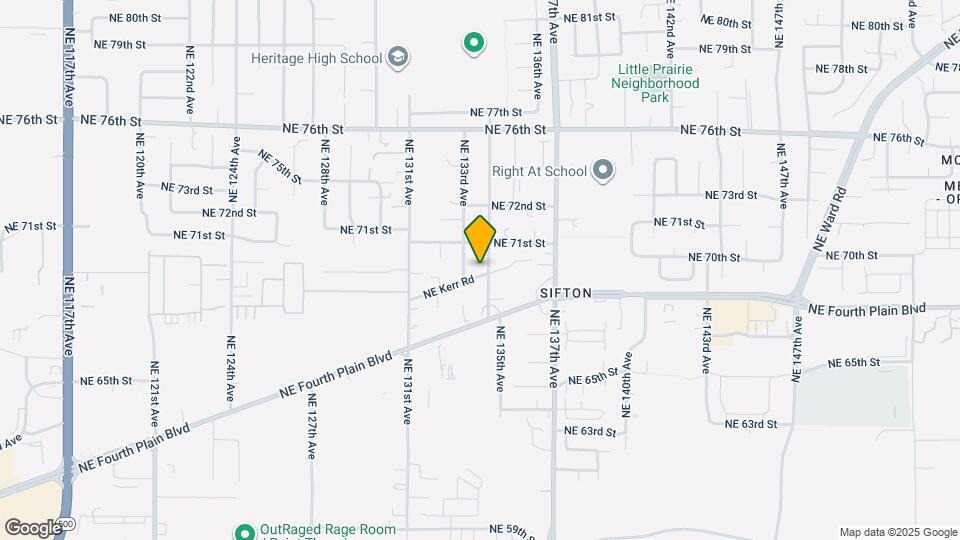 13318 NE Kerr Rd Map and Location Details