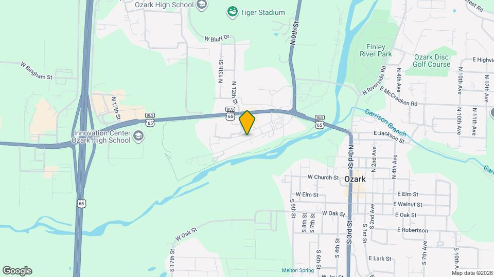 1189 W Hall St Map and Location Details