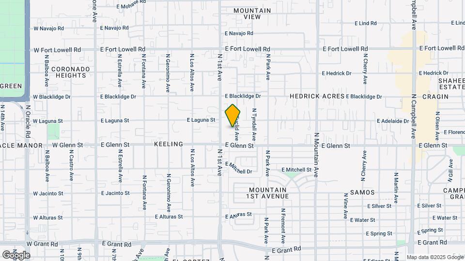 2837 N Euclid Ave Map and Location Details