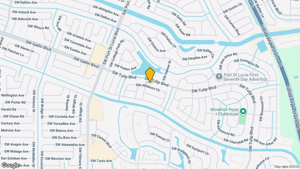 691 SW Hillsboro Cir Map and Location Details