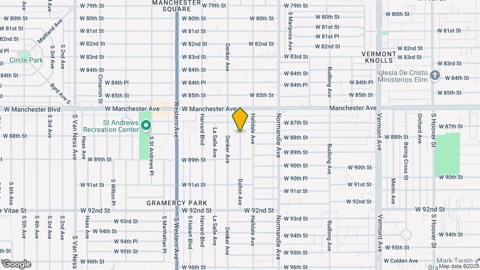 8727 Dalton Ave Map and Location Details