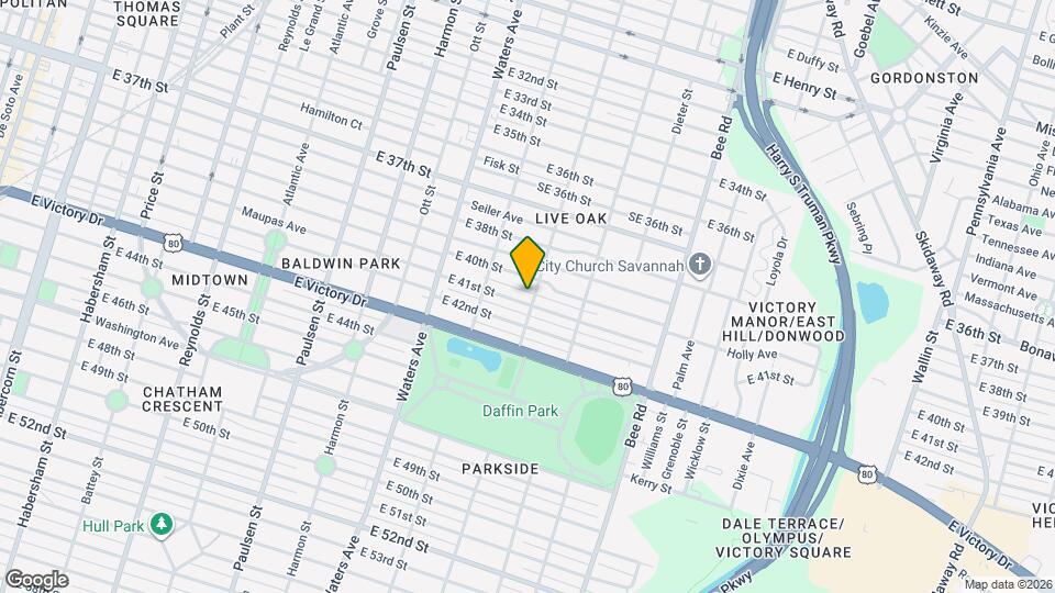 1224 E 41st St Map and Location Details