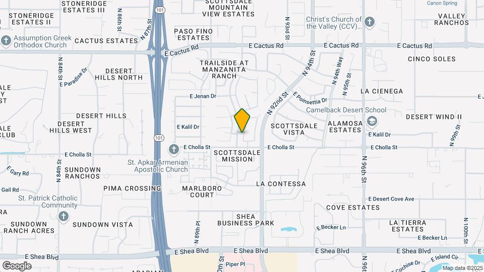 11515 N 91st St Map and Location Details