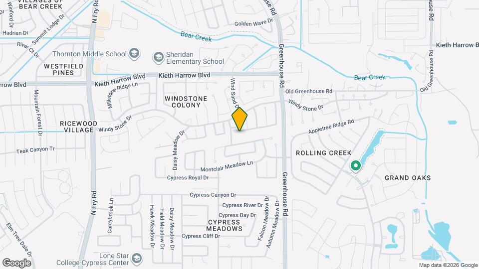 19323 Colony Grove Ln Map and Location Details