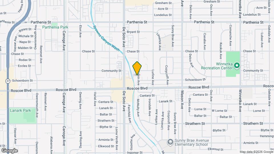 8341 Kelvin Ave Map and Location Details
