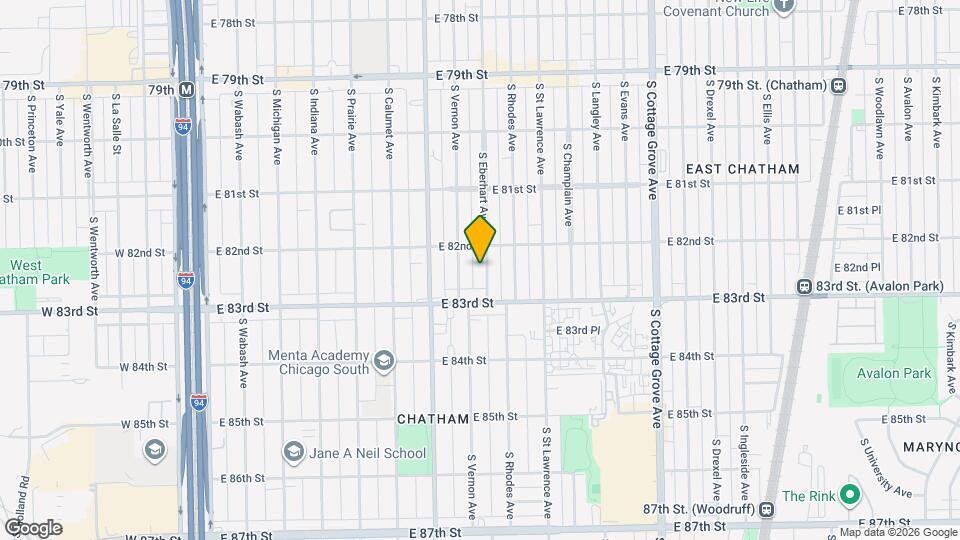 8220 S Eberhart Ave, Unit 3 Map and Location Details