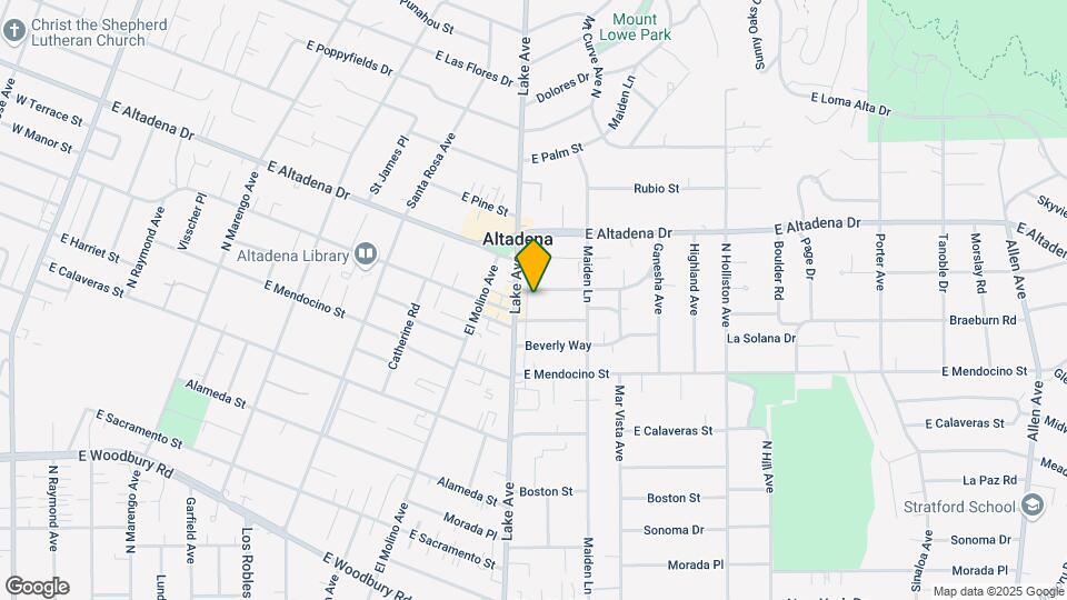 924-932 E Mariposa St Mapa y Detalles de la Ubicación