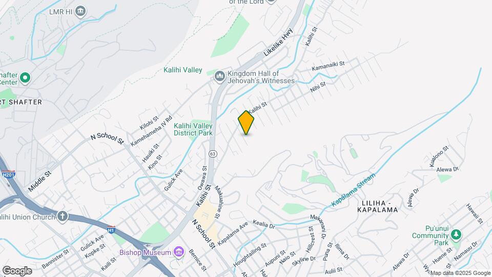 1570 Ohu St, Unit B Map and Location Details