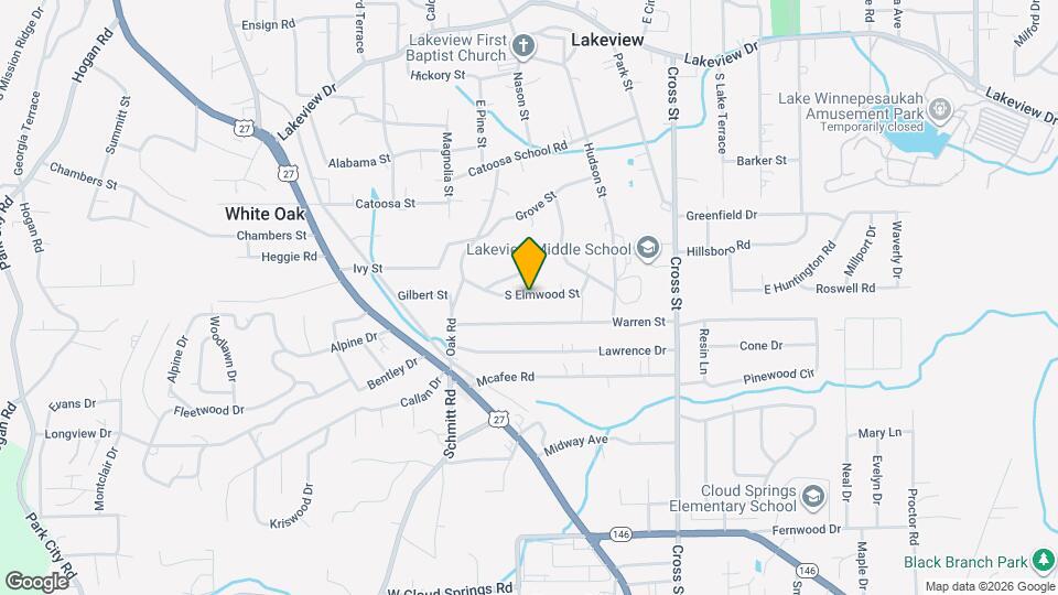 140 S Elmwood St Map and Location Details