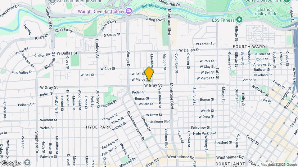 1236 W Gray St Map and Location Details