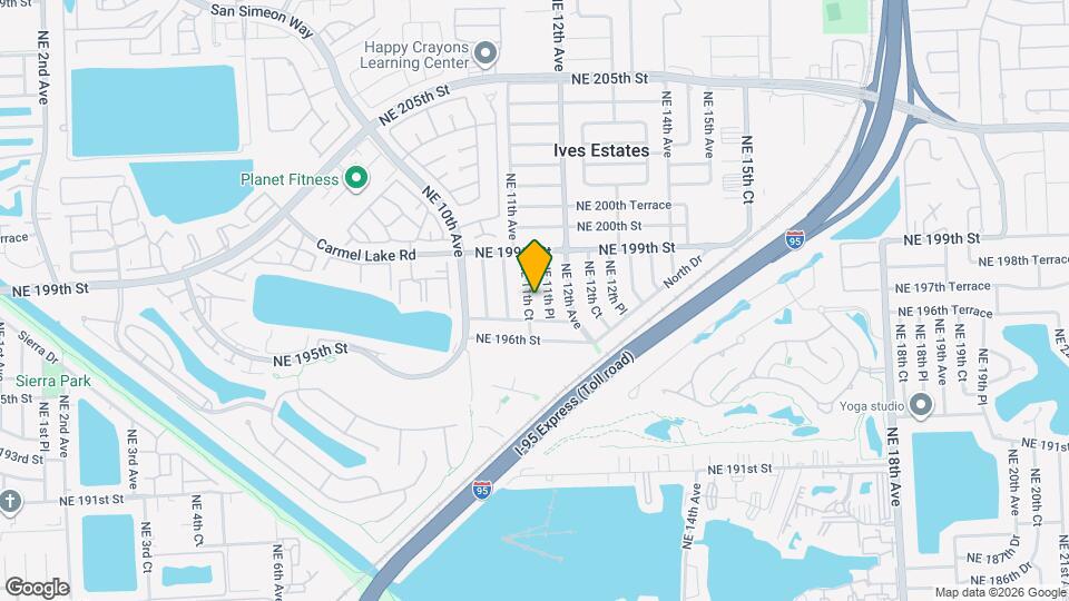 19705 NE 11th Ct Map and Location Details