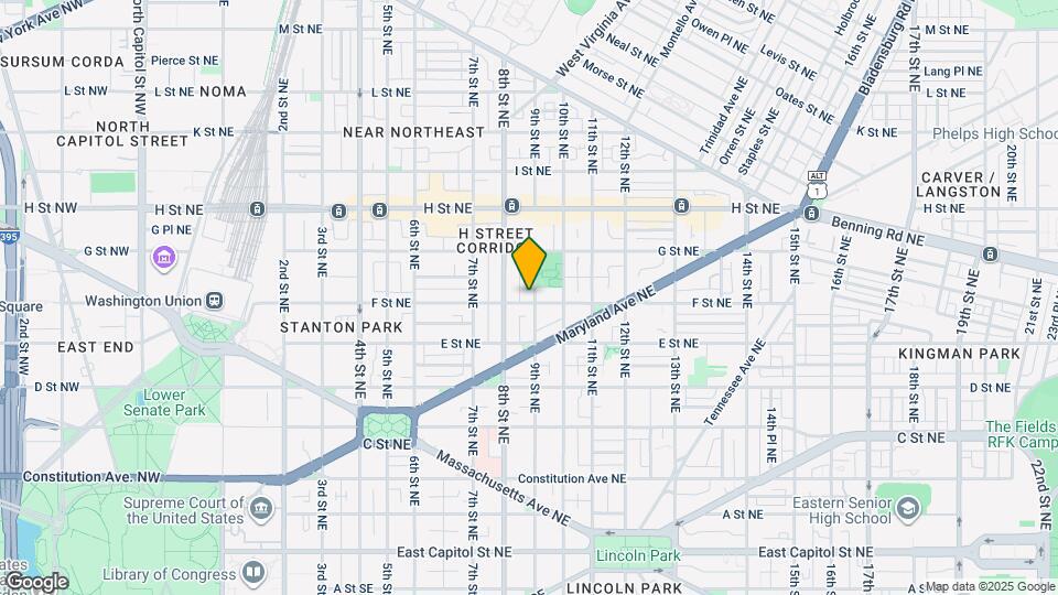 600 9th St NE Map and Location Details