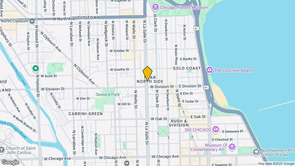 1143 N La Salle Dr Mapa y Detalles de la Ubicación