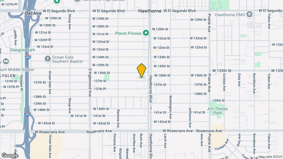 4445 W 137th St Mapa y Detalles de la Ubicación