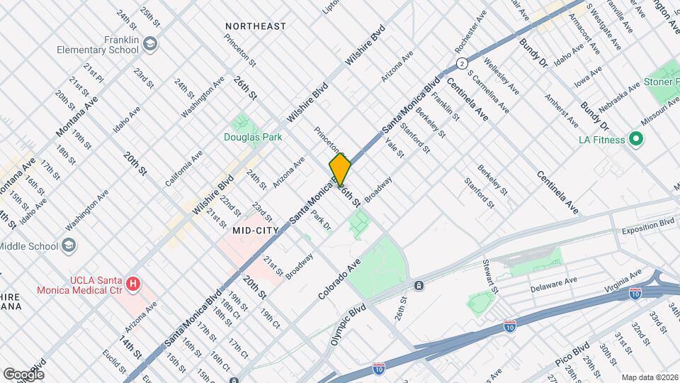 1418 26th St Map and Location Details