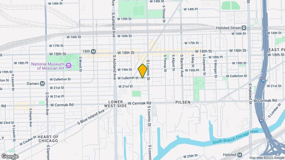 1419 W Cullerton St Map and Location Details