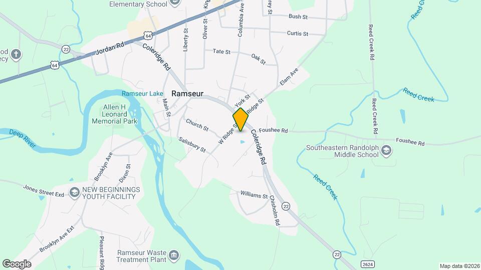 1308 W Ridge St Map and Location Details