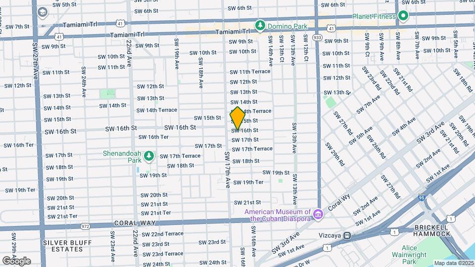 1642 SW 16th St Map and Location Details
