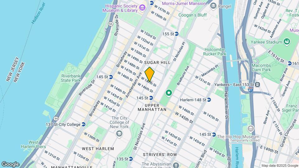 424 W 147th St Mapa y Detalles de la Ubicación