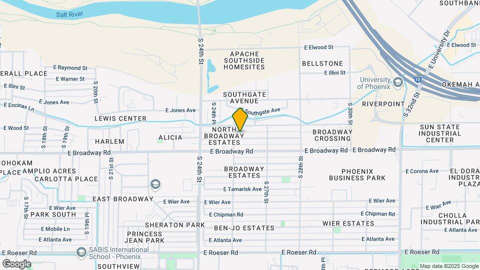 2510 E Pueblo Ave Mapa y Detalles de la Ubicación