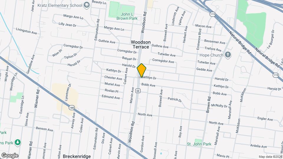 9224 Kathlyn Dr Map and Location Details