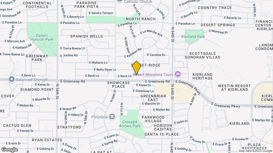 15411 N 61st St Mapa y Detalles de la Ubicación