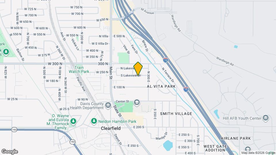 218 S Lakeview Dr Map and Location Details