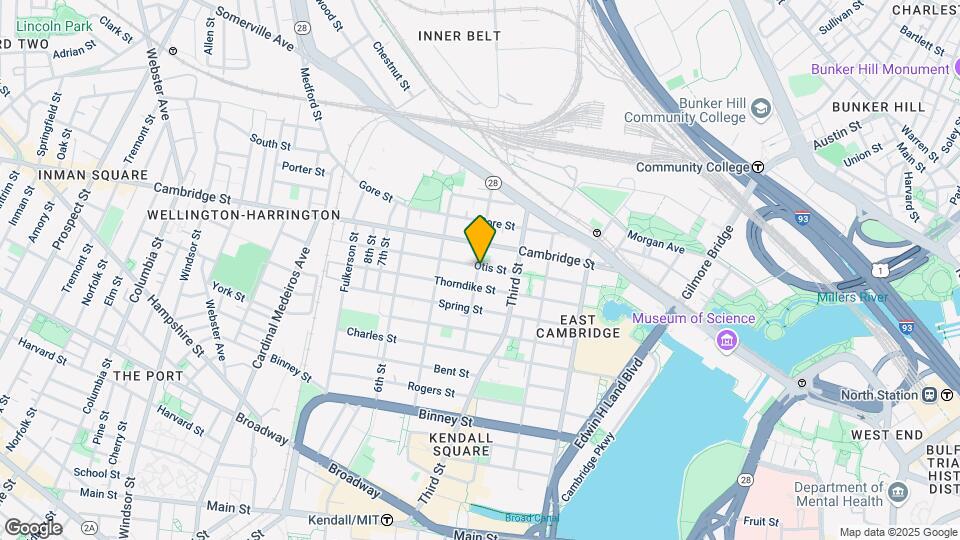 82 Otis St Mapa y Detalles de la Ubicación