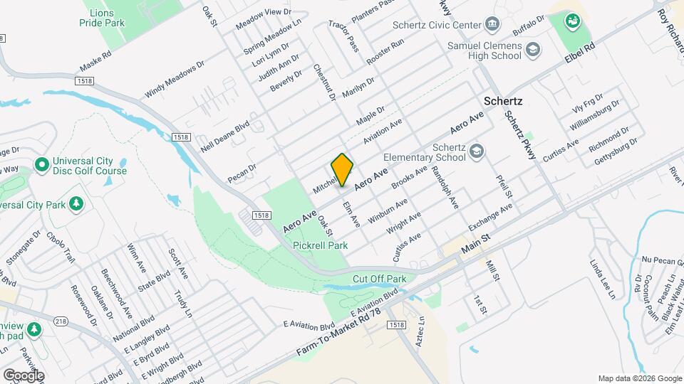 301 Aero Ave Map and Location Details