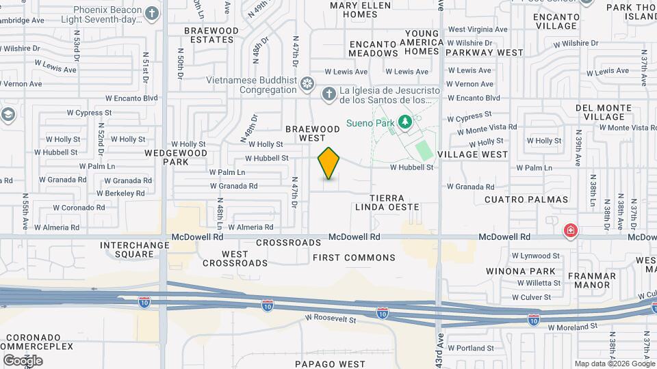 1817 N 46th Dr Map and Location Details