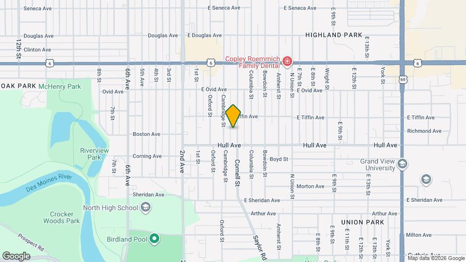 3024 Cornell St Map and Location Details